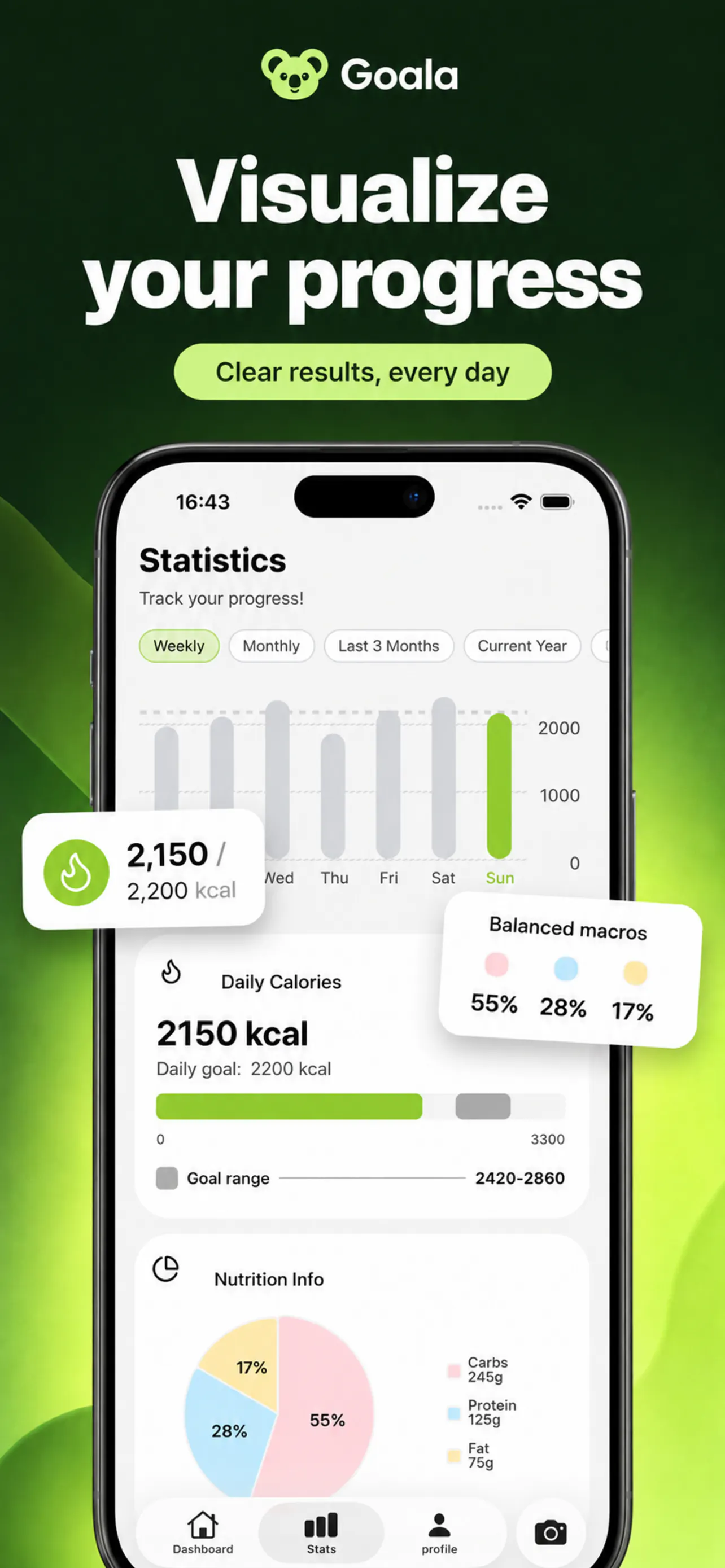 Goala — GLP-1 & Nutrition Tracker gallery image