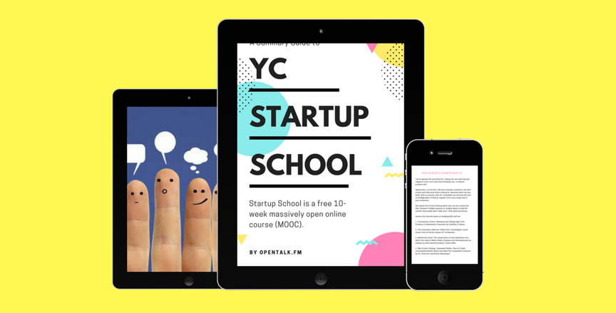 A Summary Guide to YC Startup School Image