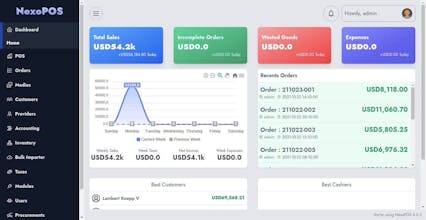 NexoPOS 4.x gallery image