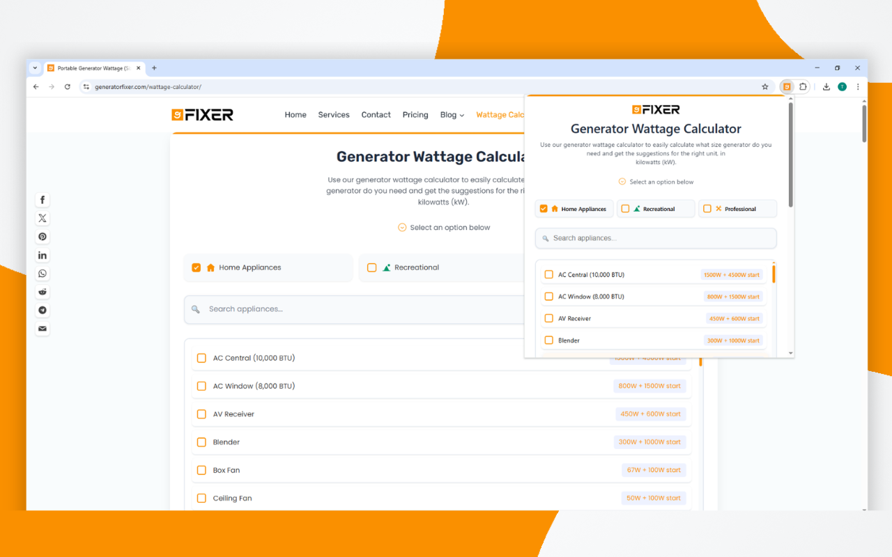 Generator Fixer - Screenshot 2 showing product features and functionality