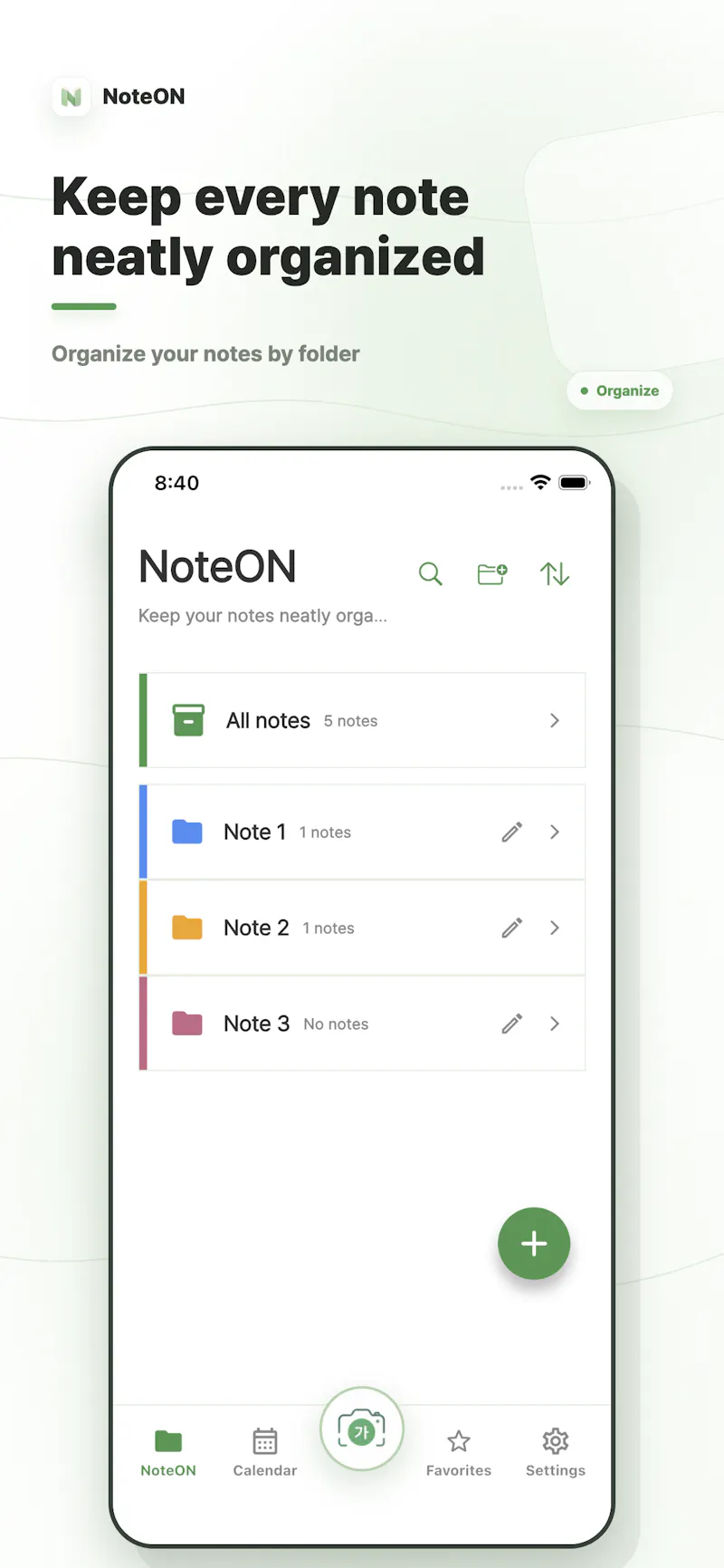 NoteON screenshot 2