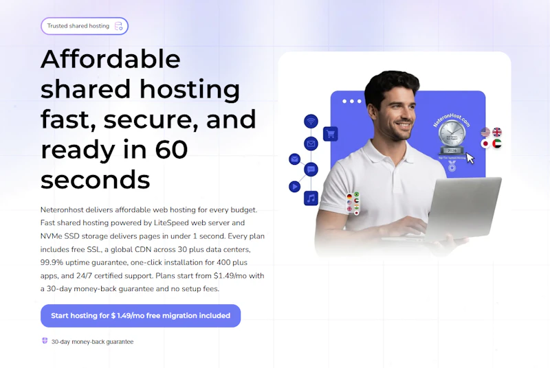 Neteronhost - VPS & Web Hosting screenshot 1