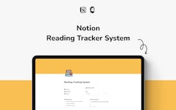 Notion Reading Tracker System media 1