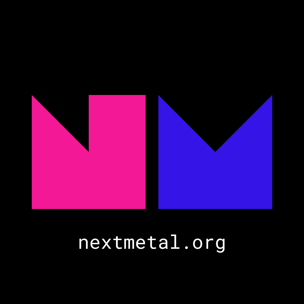 NextMetal - Product Hunt launch logo and brand identity