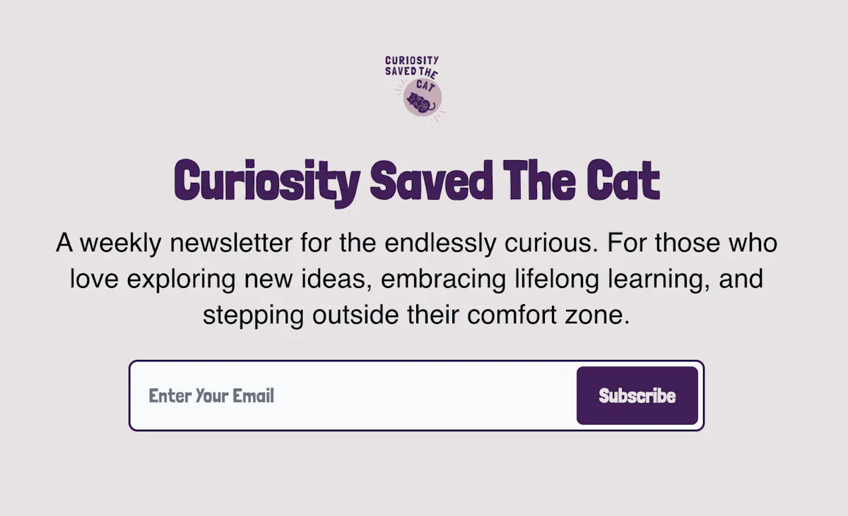 Curiosity Saved The Cat