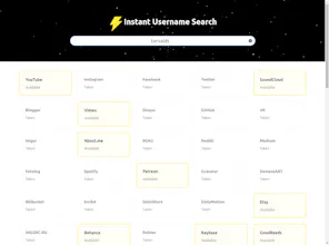 Instant Username Search gallery image