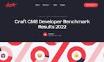 Craft CMS Developer Benchmark Results image