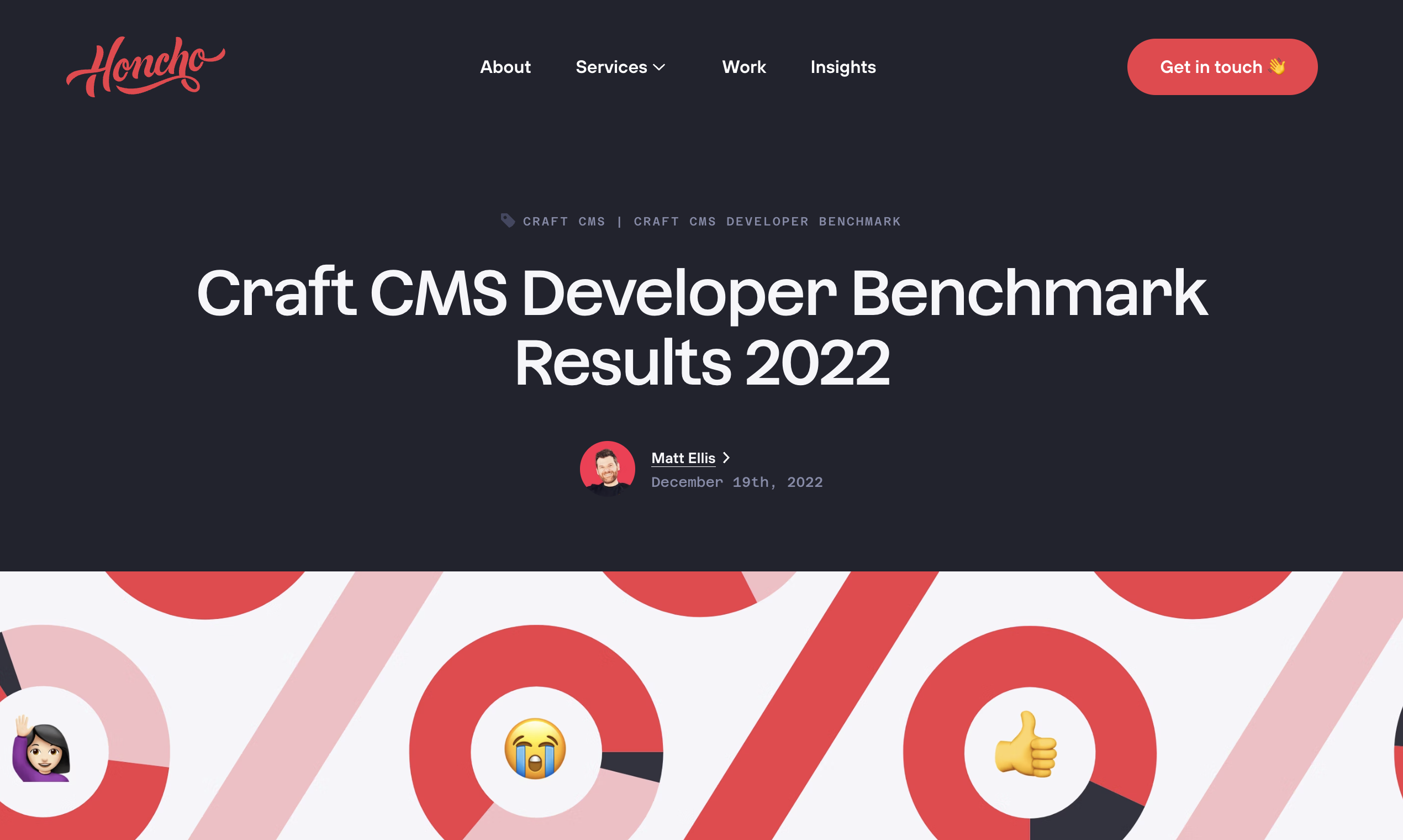 CMS開発者のベンチマーク結果をクラフトします - 非公式のクラフトCMS開発者調査の結果。メディア1