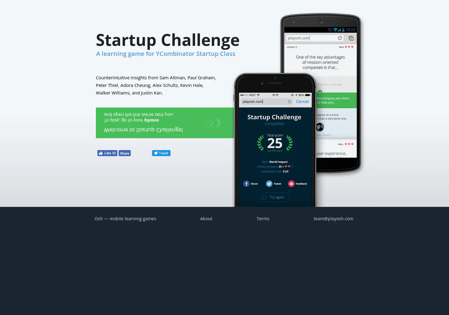 Startup Challenge