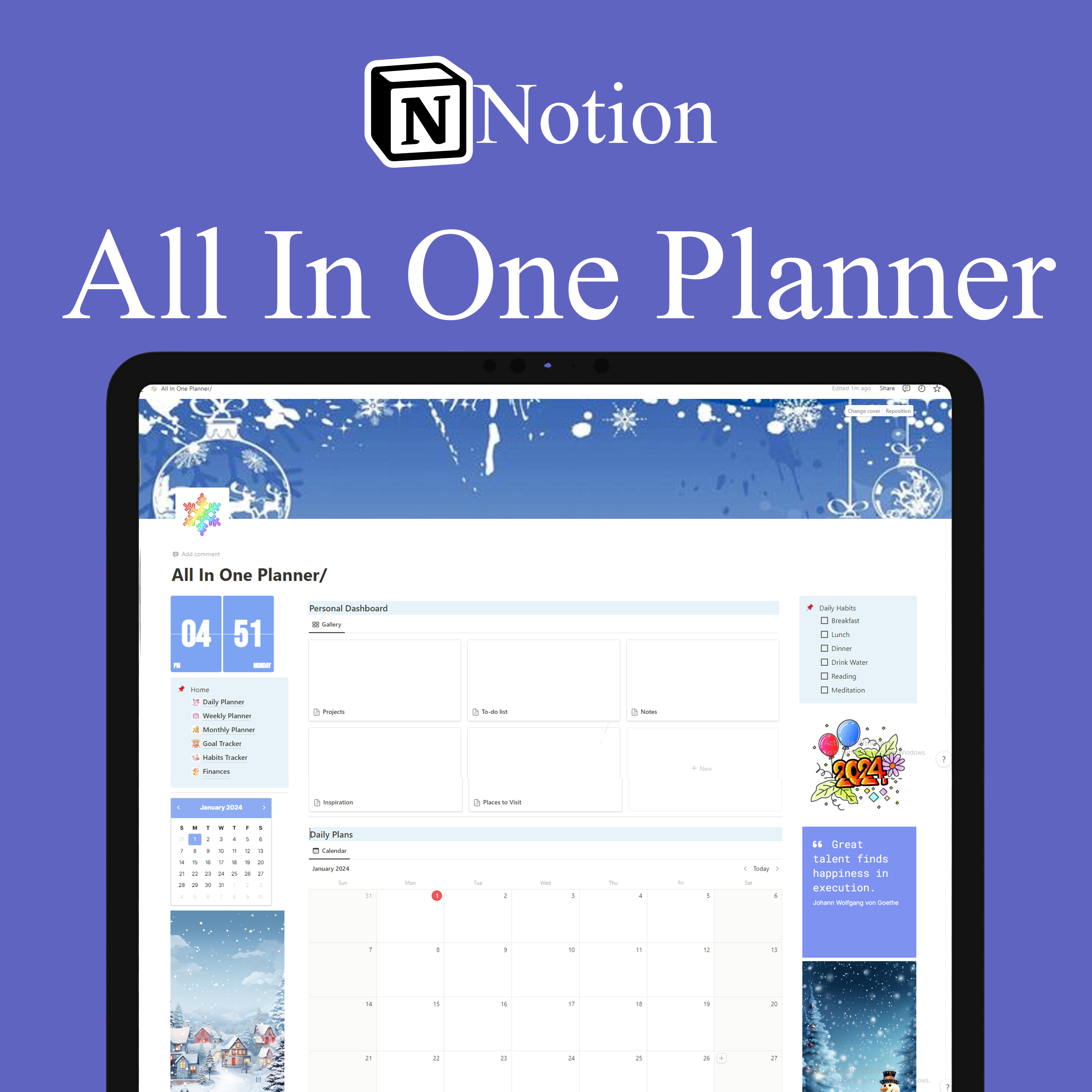 All In One Planner[Aesthetic]