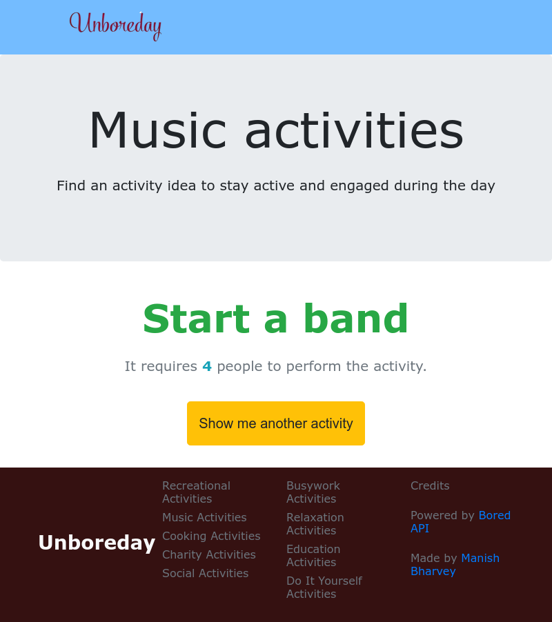 Unboreday gallery image