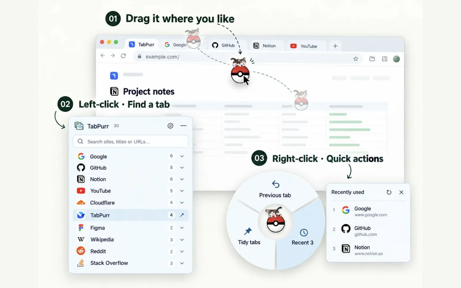 TabPurr | Save & Restore Chrome Tabs screenshot 2