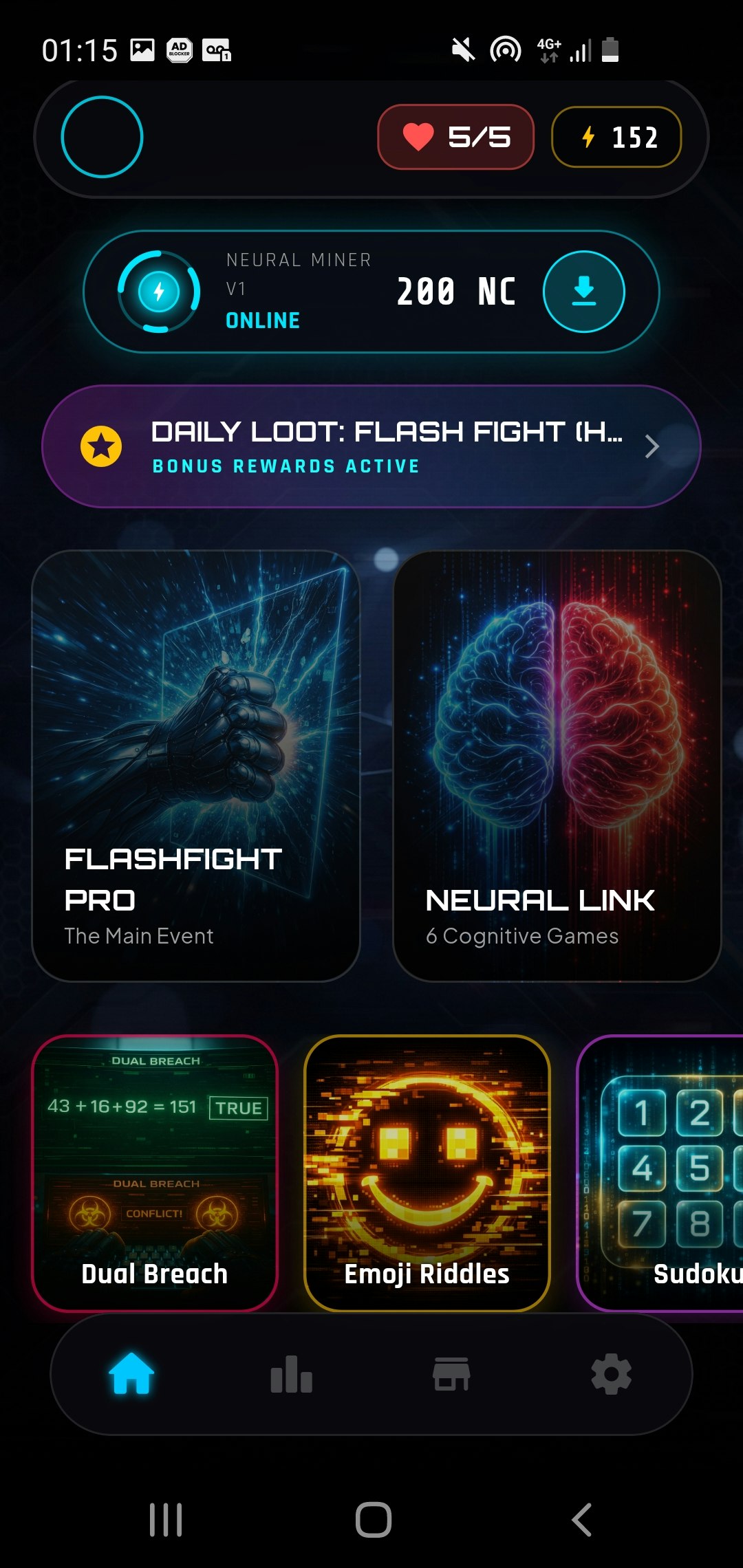  Brain Training App - Main product screenshot demonstrating key features and user interface