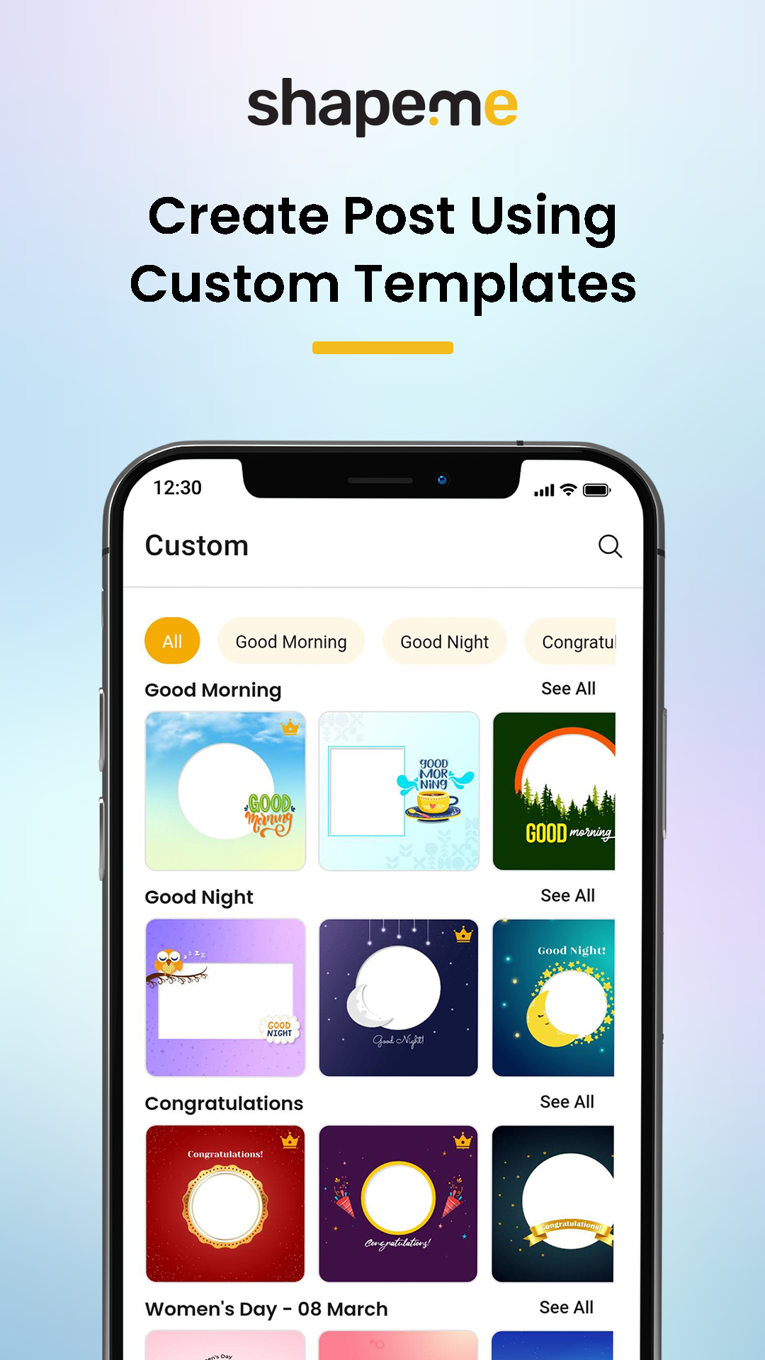 Shapeme - Festival Post Maker gallery image