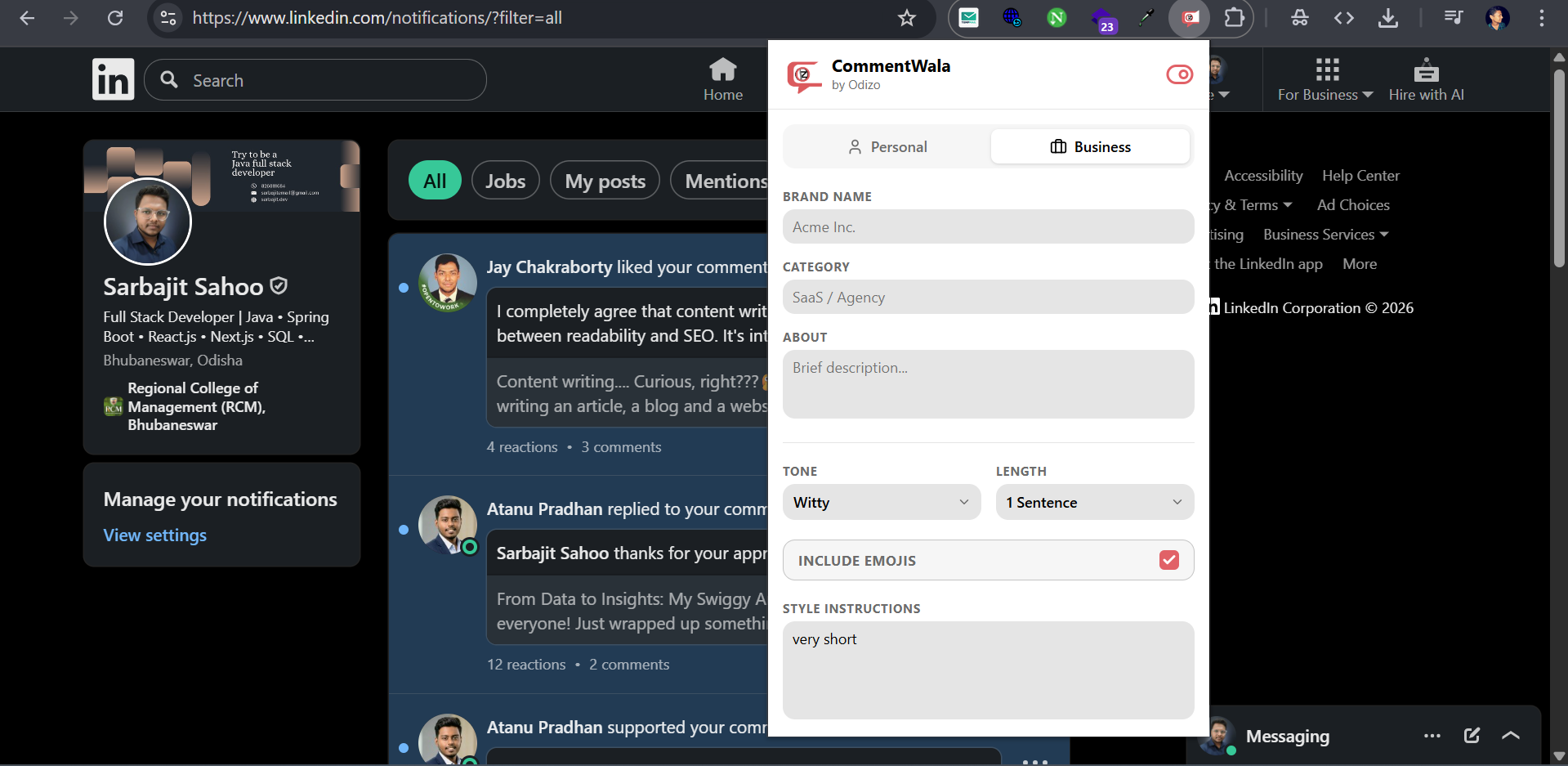 CommentWala by Odizo - Screenshot 2 showing product features and functionality