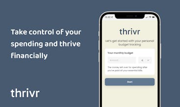 Thrivr - Spending Tracker gallery image