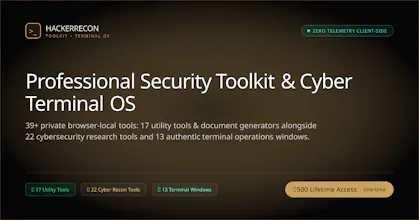 Hackerrecon Toolkit & Terminal gallery image