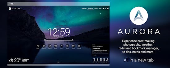 Aurora: New Tab & Bookmark Manager gallery image