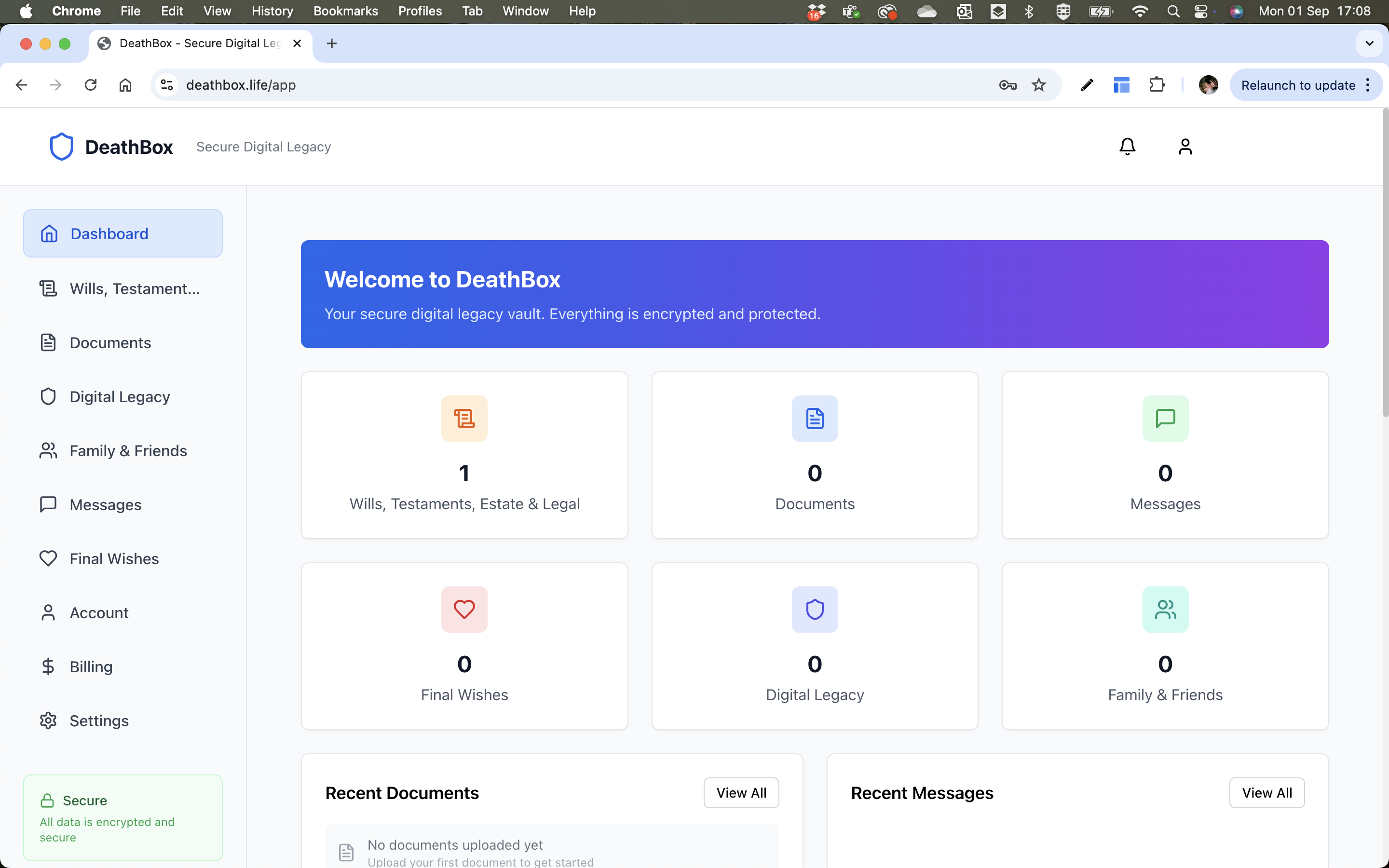 Deathbox - Secure Digital Legacy Vault media 4