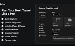 Ultimate Travel Dashboard media 3
