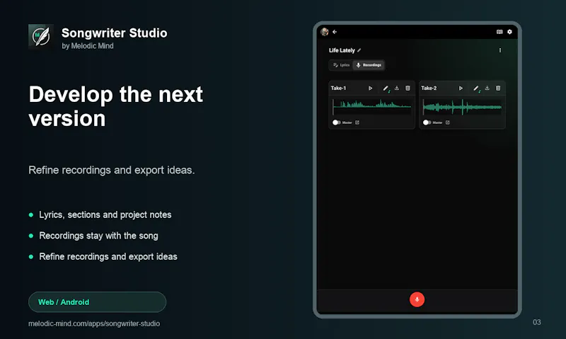Songwriter Studio screenshot 3