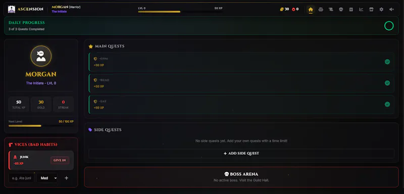 Habit RPG screenshot 1