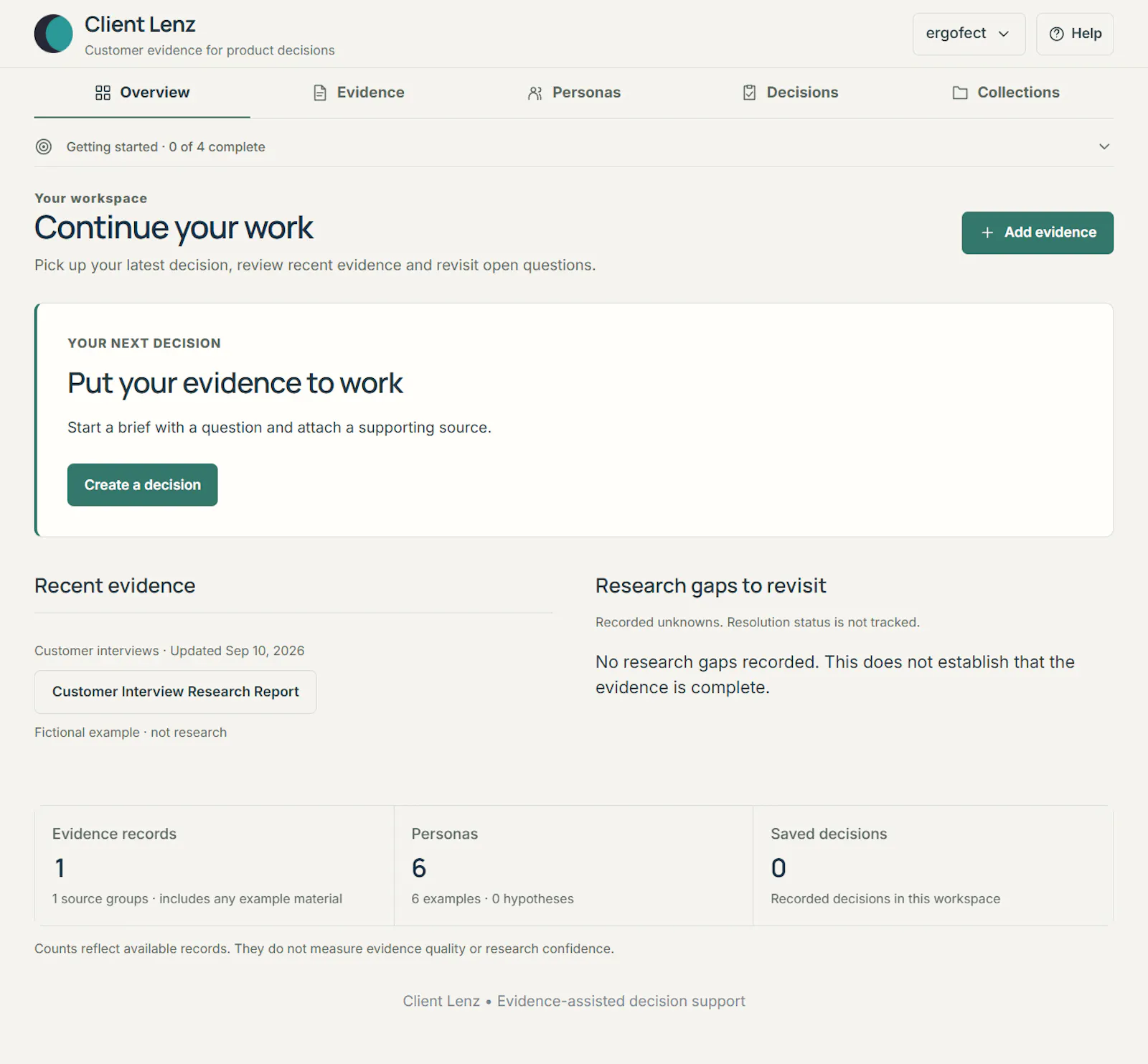 Client Lenz screenshot 2