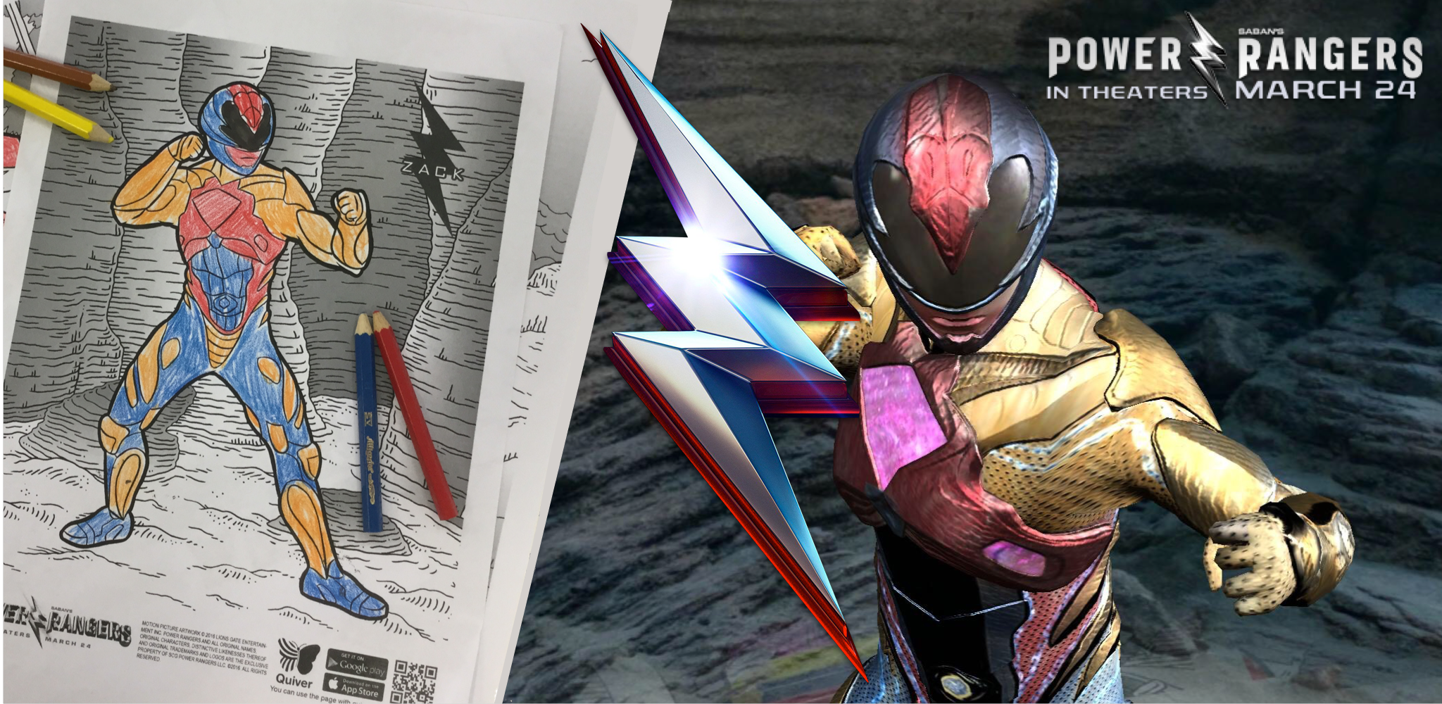 Power Rangers Movie AR/VR App gallery image