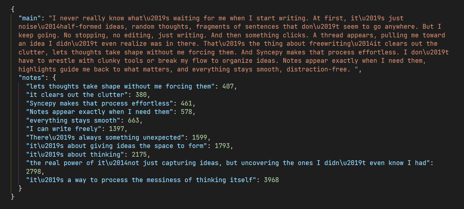 Syncospy - Een freewriting -tool voor vrijdenkers media 6