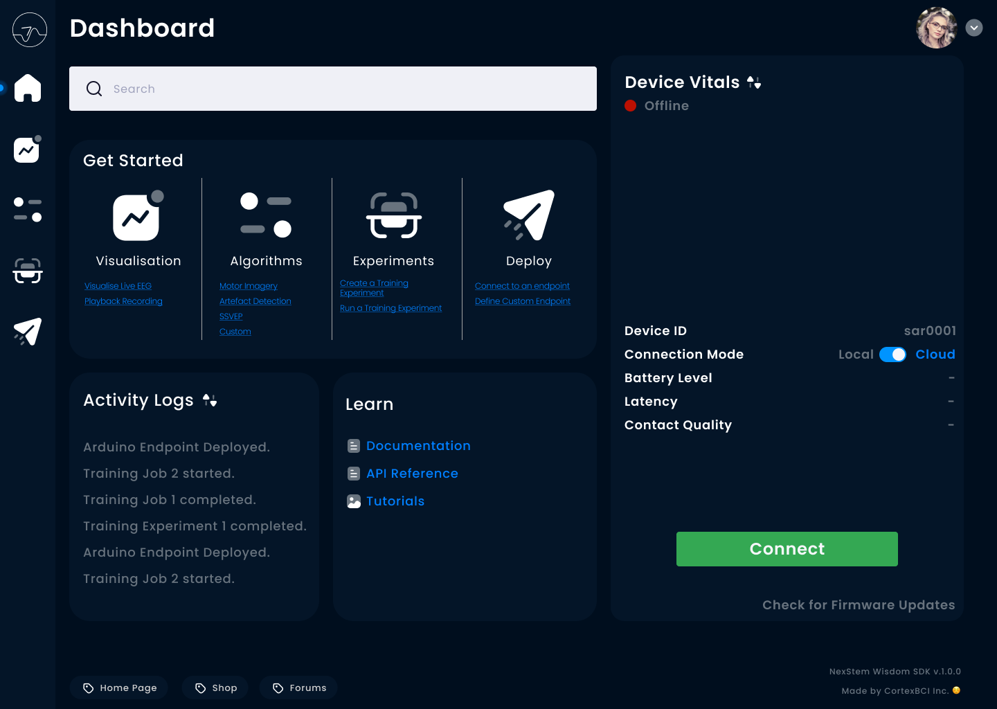NexStem Headset & Wisdom SDK gallery image