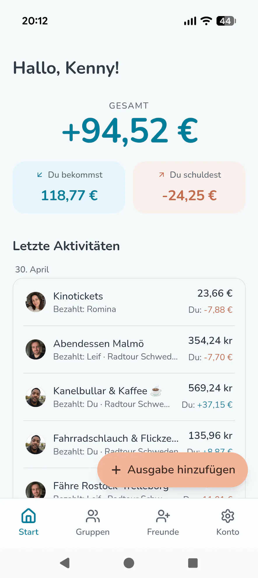 Sharli - expense splitting app gallery image