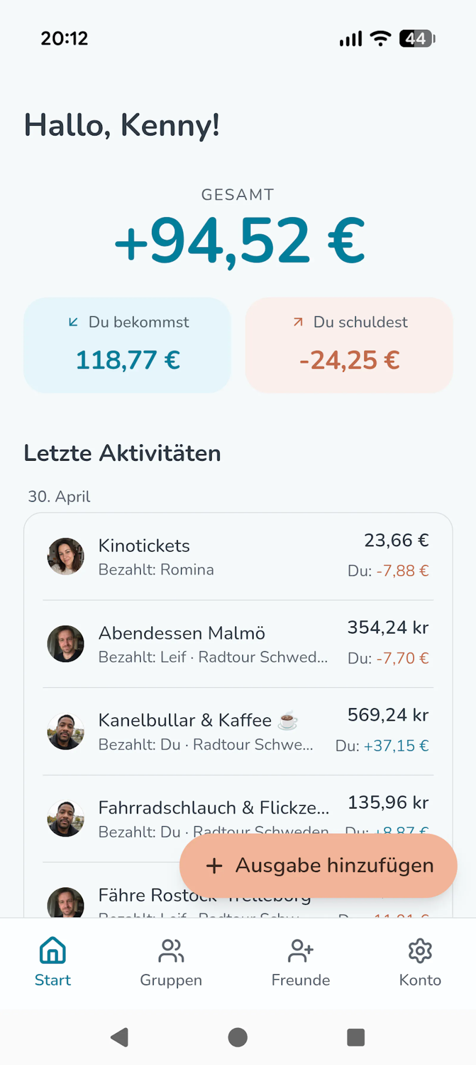 Sharli - expense splitting app screenshot 5