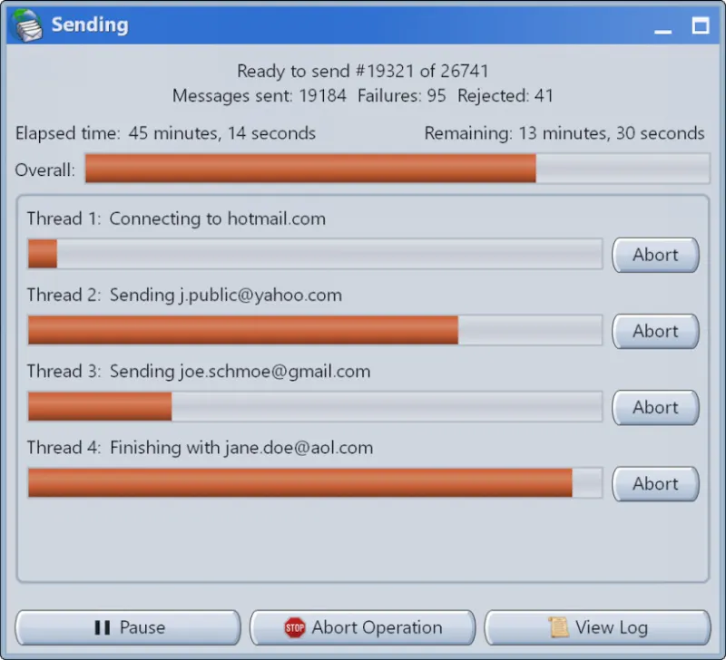 Gammadyne Mailer screenshot 4