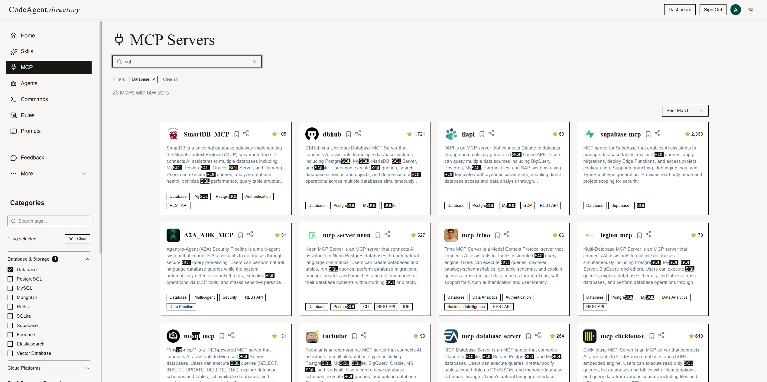 CodeAgent.Directory - Screenshot 3 showing product features and functionality