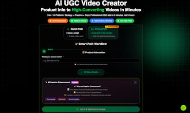 AI UGC Video Creator gallery image