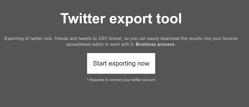 Twitter export tool media 1