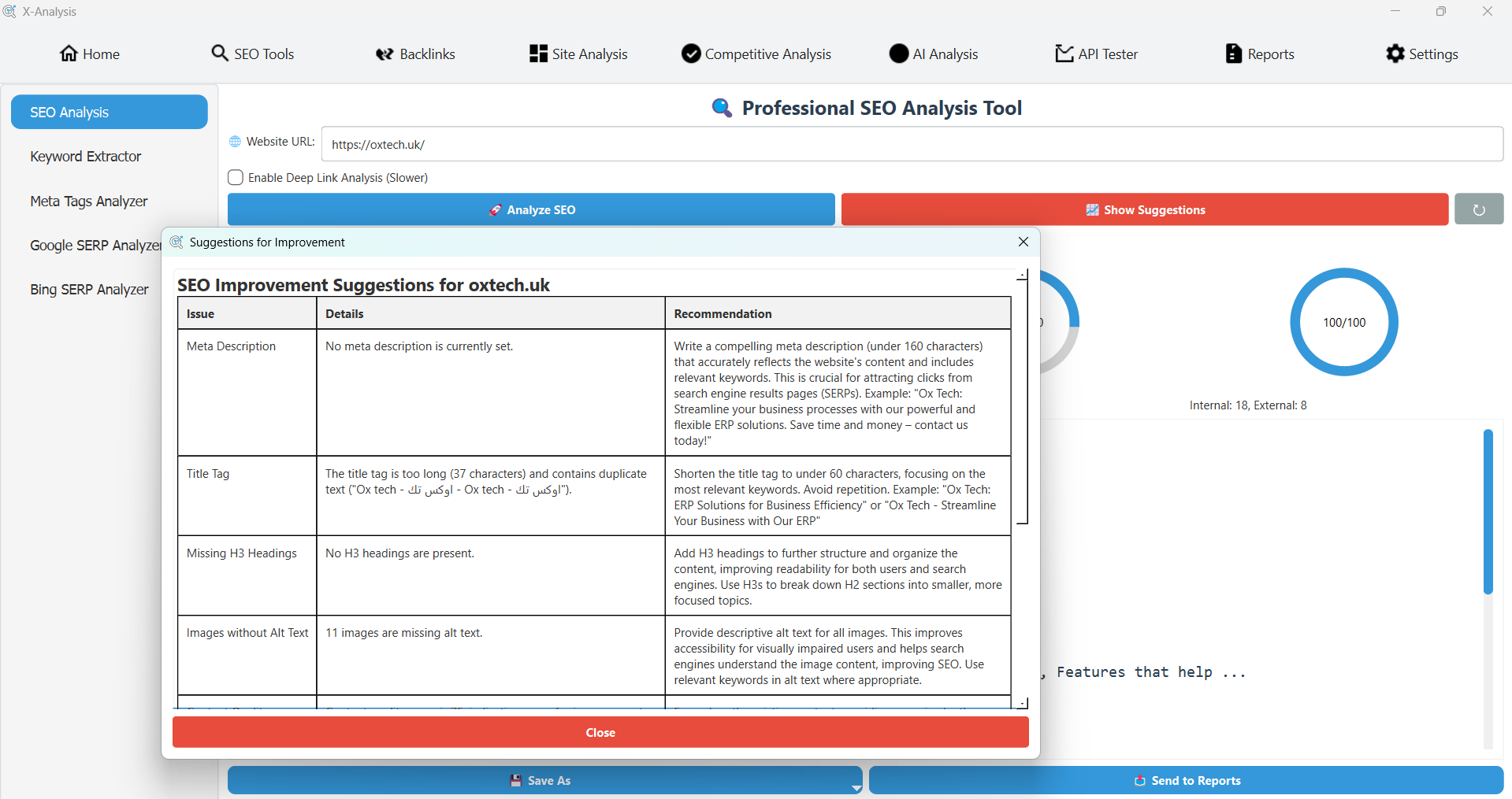 X-Analysis: All-in-One Website Performan media 3