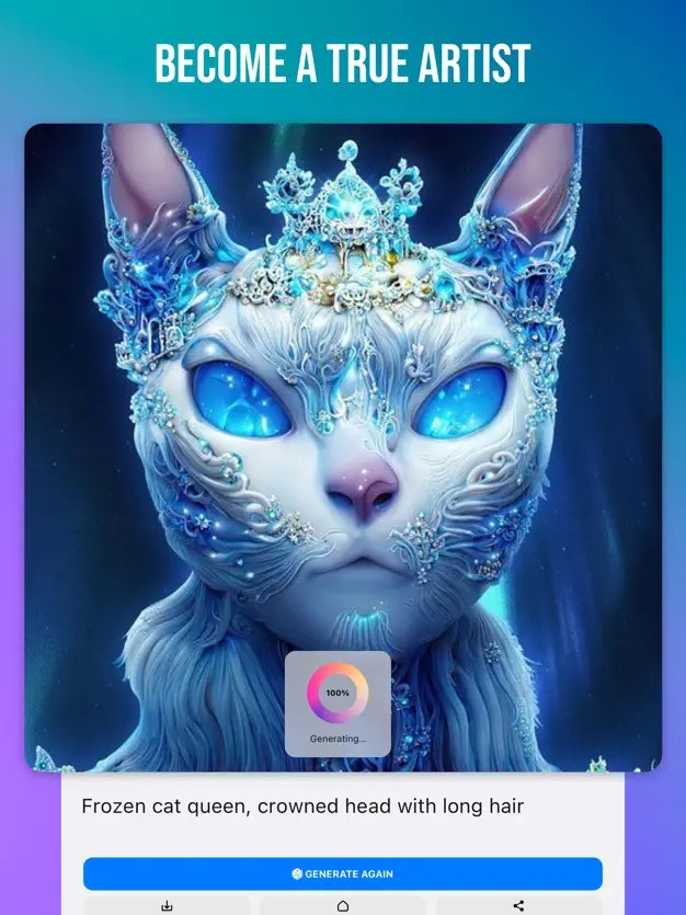 وسائط AI Art Generator Wonder Dream - أداة طلاء الصور التي تم إنشاؤها من الذكاء الاصطناعي 2