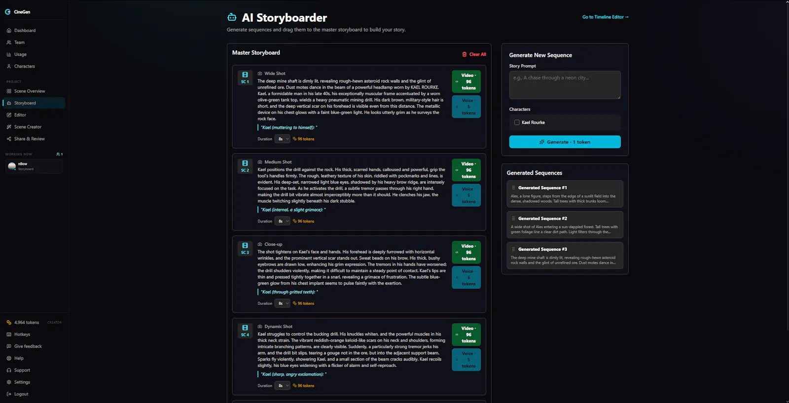 CineGen Beta Launch screenshot 8