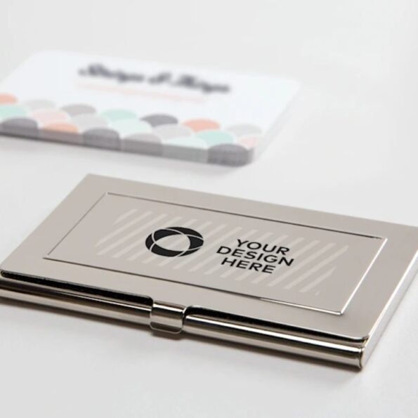 Engraved Metal Visiting Cards Holders - Screenshot 2 showing product features and functionality