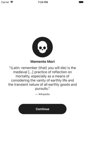Memento Mori App gallery image