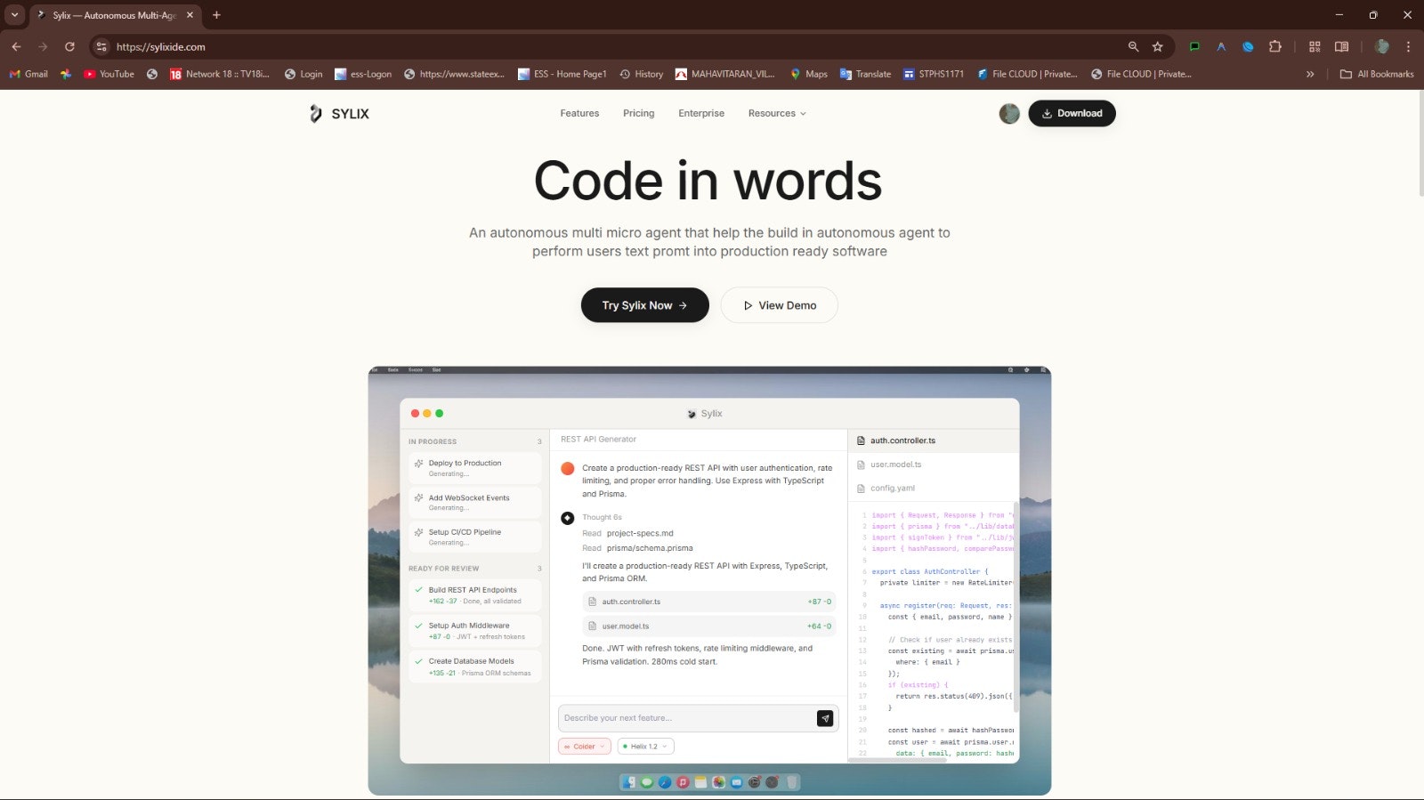Sylix - An autonomous Multi-Micro Agent  gallery image