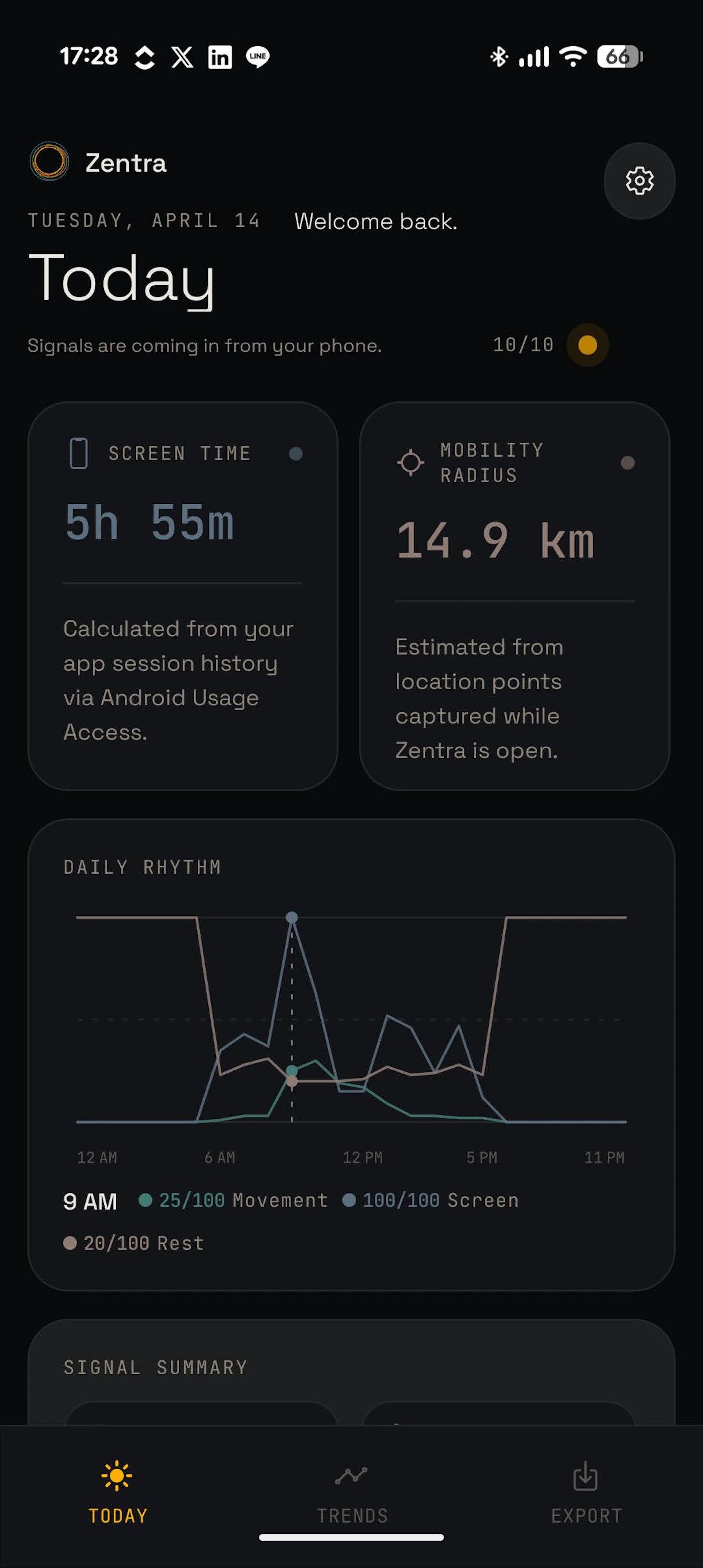 Zentra screenshot 3