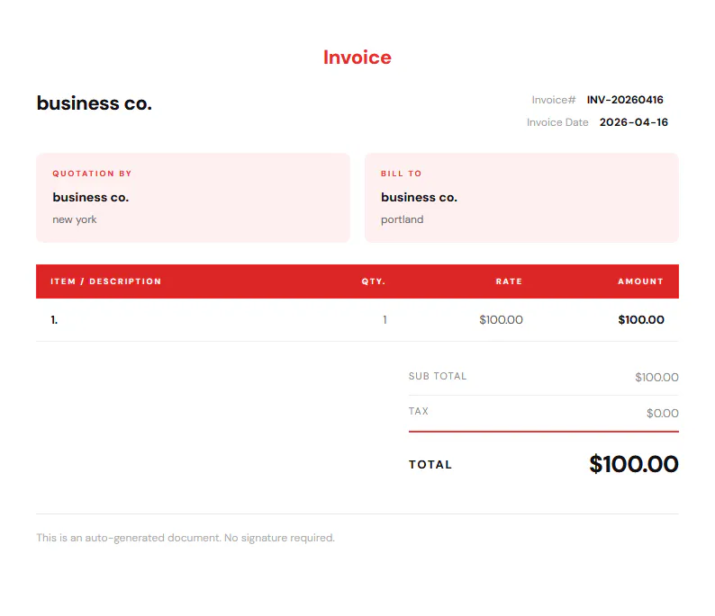 Quodo — Invoice, Quotation & Receipt gallery image