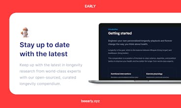 EARLY Longevity gallery image