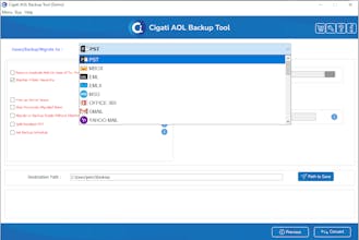 AOL Mail Backup Tool gallery image