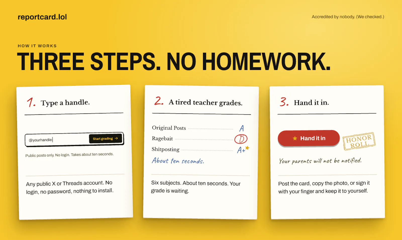 Report Card - Doomscroll District School screenshot 3