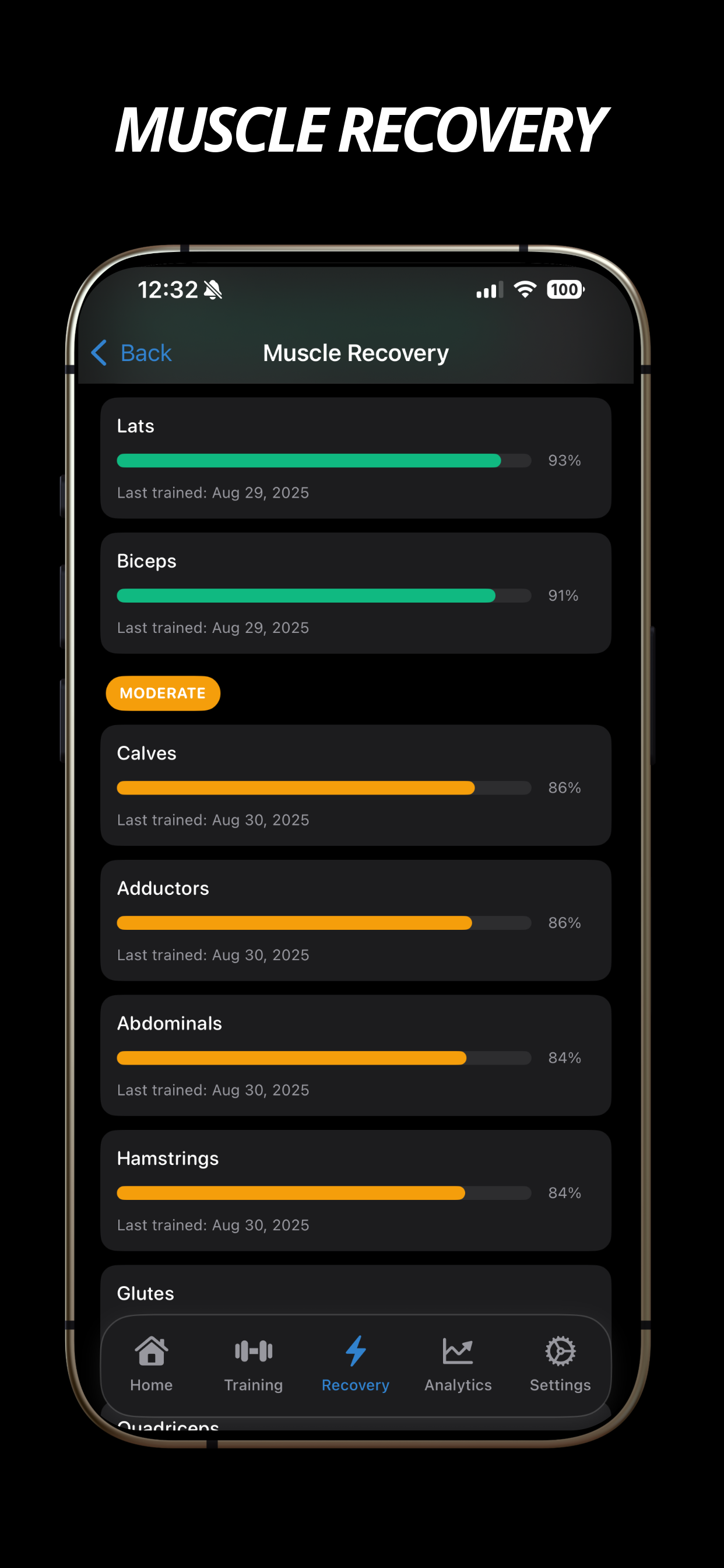 Média Fuzelabs - Application iOS basée sur les données pour les haltérophiles 4