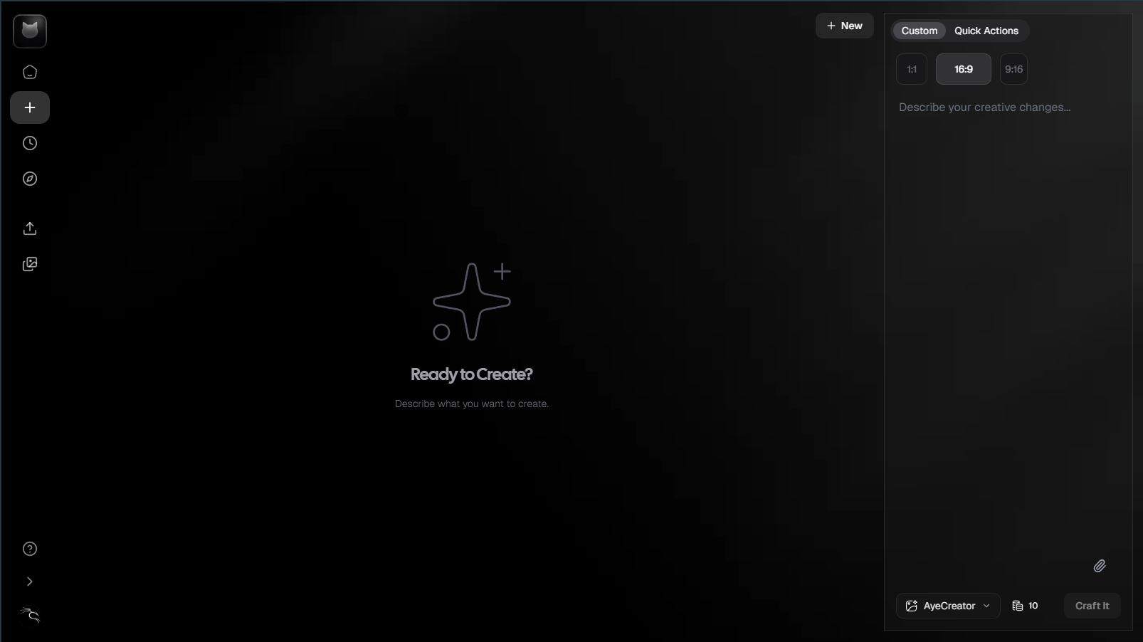 AyeCreate V2 - Screenshot 3 showing product features and functionality
