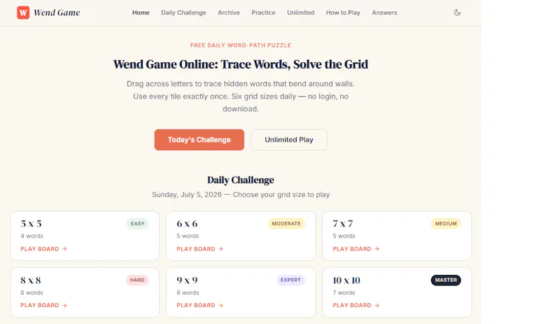 Wend Game screenshot 2